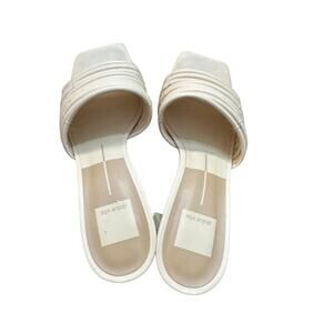 Dolce Vita Women's Priana Cream Ivory Open Square Toe Stella Heels Size 8.5